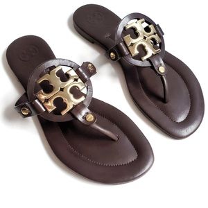 Tory Burch Miller 2 Brown Gold
